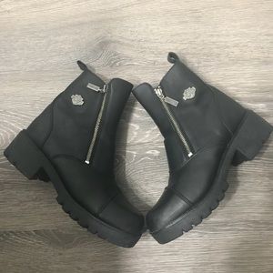 Starter switch biker boot Harley Davidson